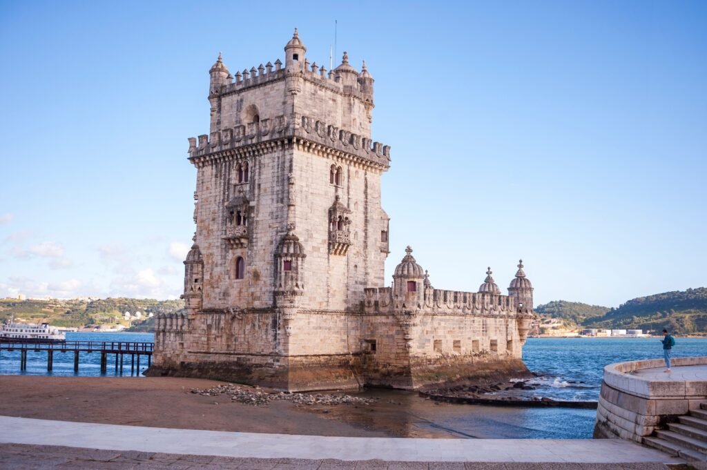 Bel&eacute;m Tower on the bank of the Tagus, the first stop on the Lisbon City Tour