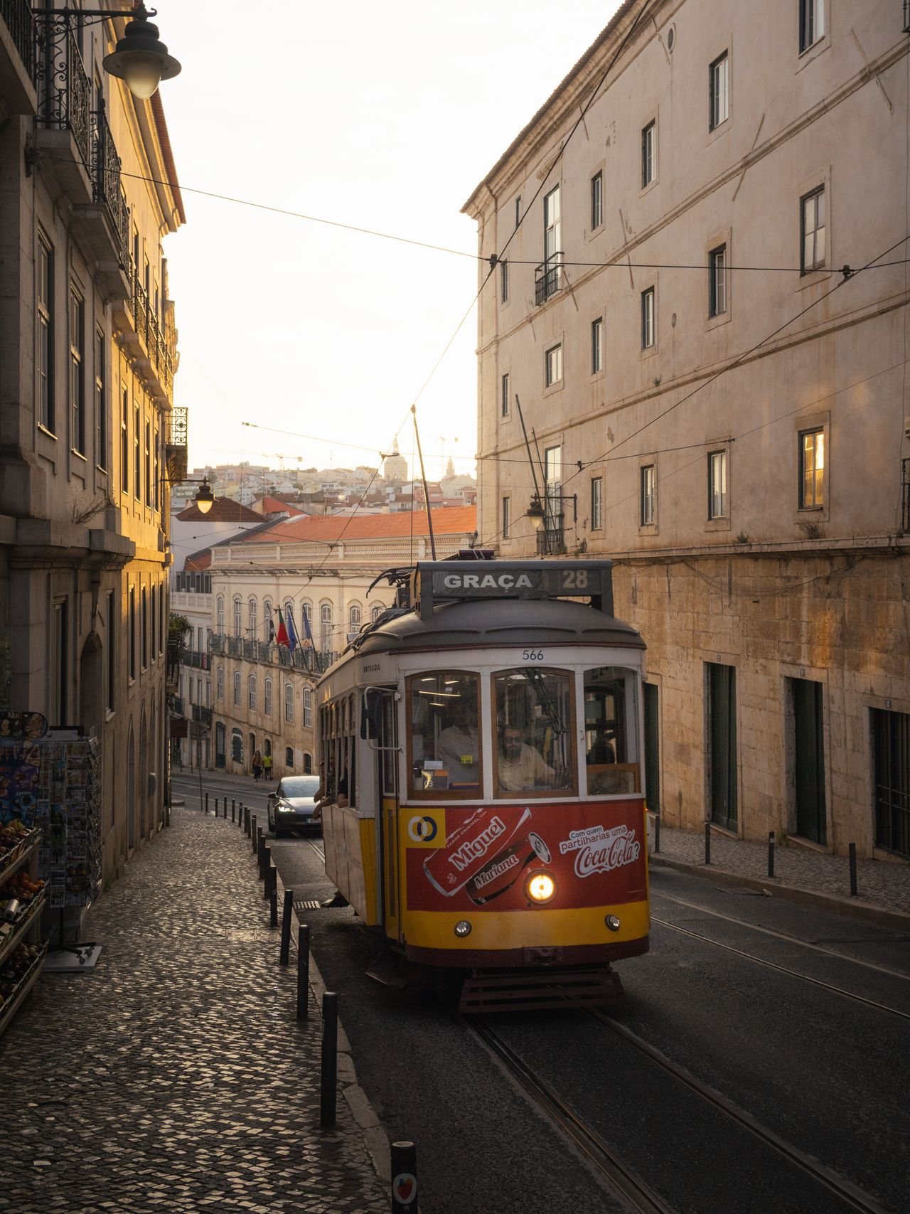 The view of Lisbon from the Graça quarter
